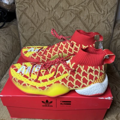 Adidas Pharrell x Crazy BYW Chinese New Year Sneakers Men's 10.5 Ambition EE8688 - Image 1 of 4