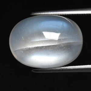π 9.75ct Oval Cabochon Natural Rainbow With Luster Moonstone - Africa Gemstone - Picture 1 of 4