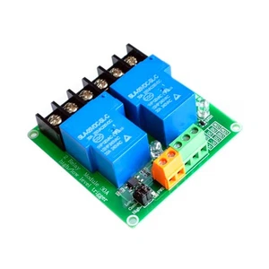 MODULO 2 RELÈ opto isolati di potenza 30A 250VAC Arduino Raspberry - Imagen 1 de 1