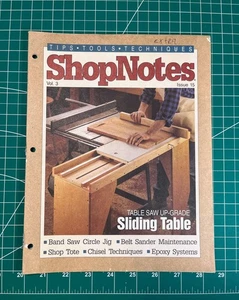 Wood Working Techniques Magazine-FOLD-DOWN WORK CENTER - Picture 1 of 1