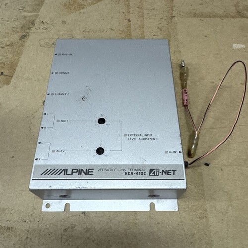 Alpine KCA-410C Versatile Link Terminal Ai-NET Multi Changer Tested ...