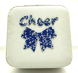 Twelve Travel Size Girls Cheer Jewelry Cases for Gifts Cheer Team Party Favors - Picture 1 of 10
