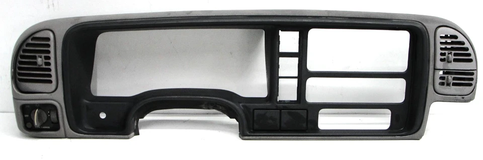 Chevy Tahoe Silverado Suburban dash cluster BEZEL TRIM SURROUND GREY 95-99 OEM - Image 1 of 4