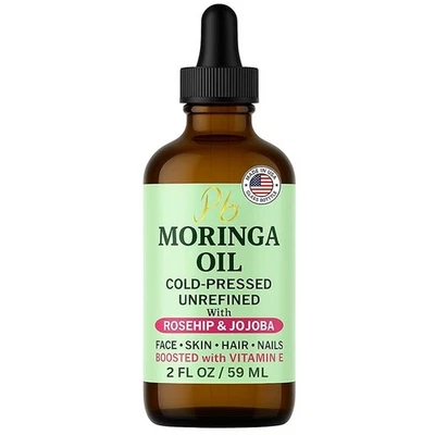 Moringa Oil, Moringa Oil with Rosehip & Jojoba Oils for Hair & Skin Care - Image 1 of 4
