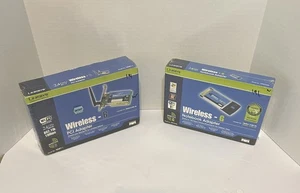 Linksys WPC54G Wireless G Laptop Notebook Adapter + WMP11 Wireless B PCI Adapter - Bild 1 von 13