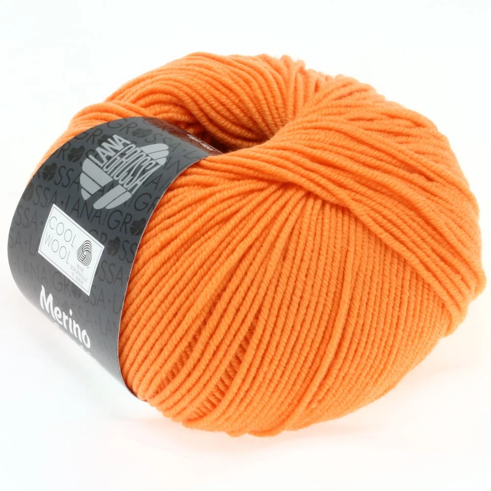 Wolle Kreativ! Lana Grossa - Cool Wool - Fb. 418 mandarin 50 g - Bild 1 von 1