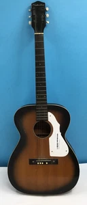 Vintage Silvertone Akustikgitarre (2 Saitenwirbel fehlen) - Bild 1 von 10
