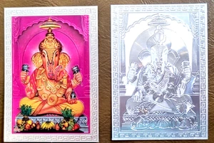 Imagen Imagen Imagen Dios Hindú Ganesh Bendición Chapado a Mano Billetera en Relieve India Rosa - Imagen 1 de 13