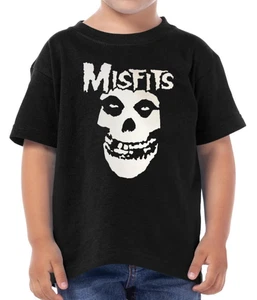 T-Shirt Misfits Totenkopf American Punk Rock Band Kleinkind schwarz - Bild 1 von 1
