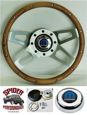 74-87 Ramcharger Dodge Pickup 4x4 Volante Madera 13 1/2" NOGAL Foto 1 de 4