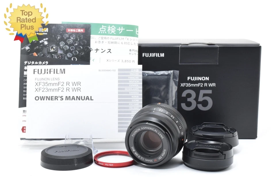 [CASI SIN USAR en caja] Lente Fujifilm Fujinon XF 35mm F/2 R WR Negra JAPÓN Foto 1 de 4