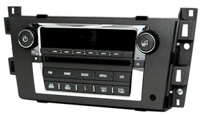 08-11 Cadillac DTS SRX AM FM mp3 6 Disc CD Player Radio w Aux Input PN 25849389 - Picture 1 of 5