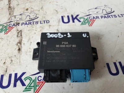 PEUGEOT 3008 MK1 2009-2015 PARKING SENSORS CONTROL MODULE 9666663780 - Image 1 of 4