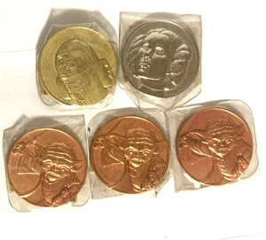 Juego de 5 monedas de Star Wars 2005 selladas por favor leer - Imagen 1 de 4