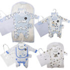 BABY BOY CLOTHING GIFT SET SLEEPSUIT & HAT BABYGROW OUTFIT NEWBORN - 6 MONTHS