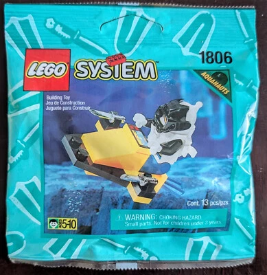 LEGO 1806 Aquazone Aquanauts Scooter Subacuático NUEVO Foto 1 de 2
