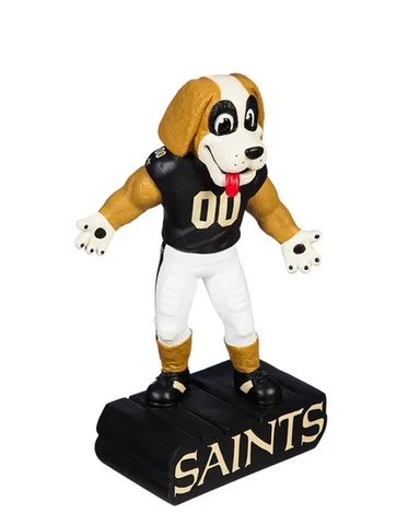 New Orleans Saints Indoor / Outdoor 12" Garden Statue Team Mascot Fan Figure Cover