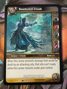 World of Warcraft TCG Promo Crafted 2/3 Deathchill Cloak - Picture 1 of 2