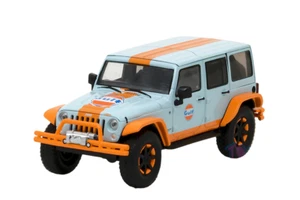 Jeep Wrangler 2015 Greenlight 86088 serie todo terreno Gulf Oil escala 1/43 - Imagen 1 de 4