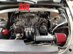 Black Red Air Intake kit & filter For 2012-2014 Cadillac CTS 3.0L 3.6L V6 - Bild 1 von 1