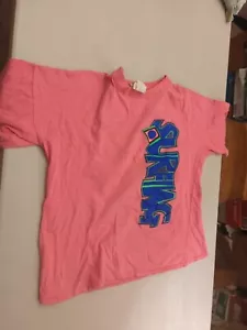 Vintage 80s 90s Windjammer 1992 Surfing Beach Neon Pink Medium Retro Surfing - Picture 1 of 5