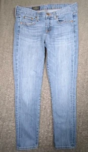 Jeans donna J Crew stuzzicadenti alla caviglia 28 (32x28) vita bassa lavaggio medio - Foto 1 di 7