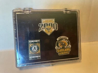 Oakland Athletics A’s 2000 Season Ticket Holder Pin 2000 Champion Century Of A's - Image 1 of 4