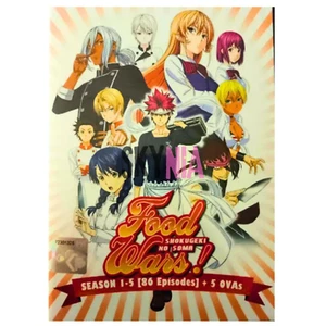 DVD Food Wars! Shokugeki No Soma Season 1-5 (Vol. 1-86 End) + 5 OVA English Sub - Picture 1 of 10