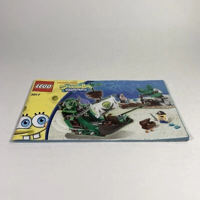 LEGO INSTRUCTIONS 3817 SpongeBob SquarePants The Flying Dutchman Manual Booklet - Image 1 of 4