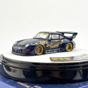 PGM 1:64 Scale Navy Blue Dragon RWB 993 Classic Sports Diecast Metal Car Model - Picture 1 of 12