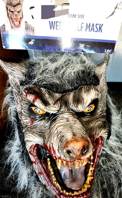 Dark Side Werewolf Halloween Costume Mask - Image 1 of 3