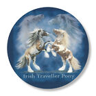 Aufkleber Sticker 9 cm rund Irish Treveller Kollektion Boetzel Pferde PF062