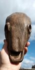 Very Unusual Antique Carved  Head