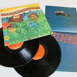 Beach Boys ENDLESS SUMMER Vinyl 2xLP Record 1974 SVBB-11307 VG+ and POSTER - Picture 1 of 5