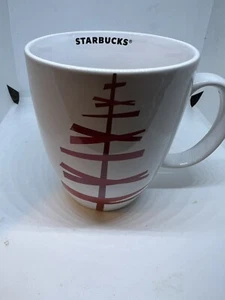 Starbucks 2012 White & Red Christmas Time Collectible Mug 12 Oz Excellent! - Picture 1 of 5