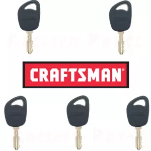 5 Ignition Keys Craftsman Lawn Tractor and Mower 140403 411932 For John Deere DR - Picture 1 of 2