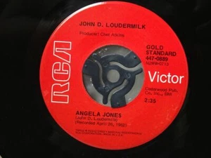John D. Loudermilk: Language of Love / Angela Jones EX+ 7" - Imagen 1 de 3