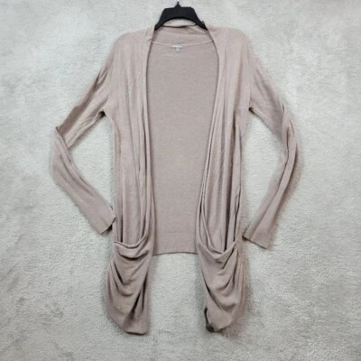 Кардиган Charlotte Russe свитер открытый передний женский средний коричневый с длинными карманами - Изображение 1 из 4