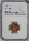1880  NGC  PF65 RB  *  Nice Color!!!  *  PROOF INDIAN CENT  *  #6474932-013