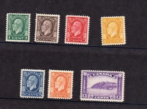 KAPPYS CANADA #195-201 MINT HINGED NO THINS K18 - Picture 1 of 2
