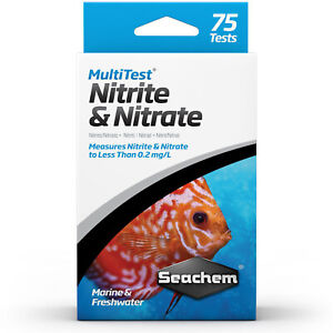 Seachem MultiTest Nitrite & Nitrate Test Kit 75 Tests for Marine & Freshwater