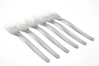 P&S Prinz Kleeblatt Speisegabeln Gabeln Set Besteck aus Edelstahl Länge 19,5 cm - Bild 1 von 4
