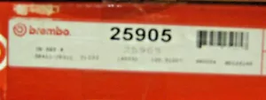 Rotor de freno de disco trasero, par (2) - Brembo 25905 de repuesto OE - Imagen 1 de 1
