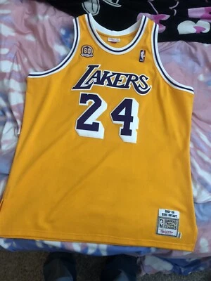 100% Authentic Kobe Bryant Mitchell And Ness 96 97 Lakers Jersey Size 52 - Image 1 of 4