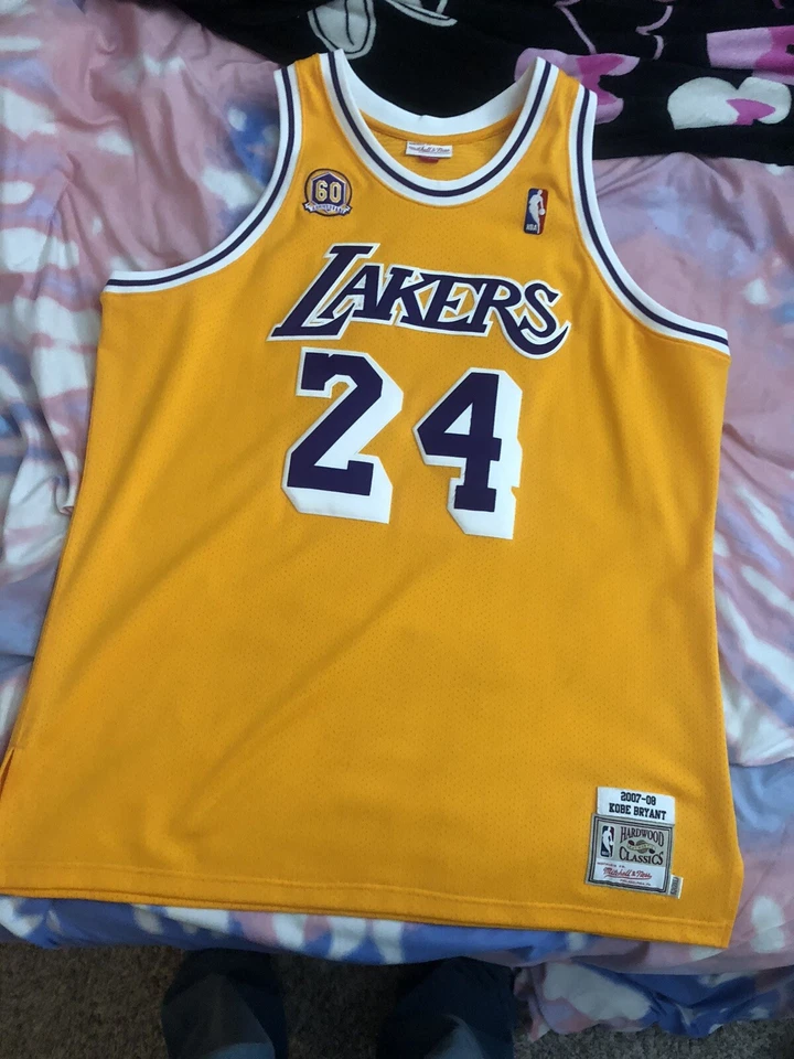 100% Authentic Kobe Bryant Mitchell And Ness 96 97 Lakers Jersey Size 52 - Image 1 of 4