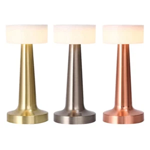 Cordless Bar Table Lamps Rechargeable Battery Restaurant Bedroom Light Fixtures - Picture 1 of 19