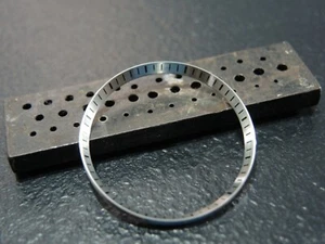 NEW STAINLESS CHAPTER RING WITH MARKER LINES LARGE DIVERS SKX007-009/SKX011J - Picture 1 of 5