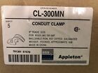 Box Of 5 Appleton CL-300MN One Hole Conduit Clamp 3&quot;  for Rigid Metal Conduit