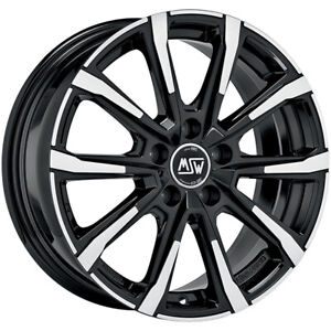 ALLOY WHEEL MSW MSW 79 FOR RENAULT MEGANE IV 6.5X16 5X114.3 GLOSS BLACK FUL D3N