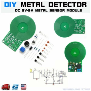 Detector de Metales Localizador de Metales Kit Hágalo Usted Mismo 3V-5V DC Escáner de Caza del Tesoro 60mm - Imagen 1 de 8